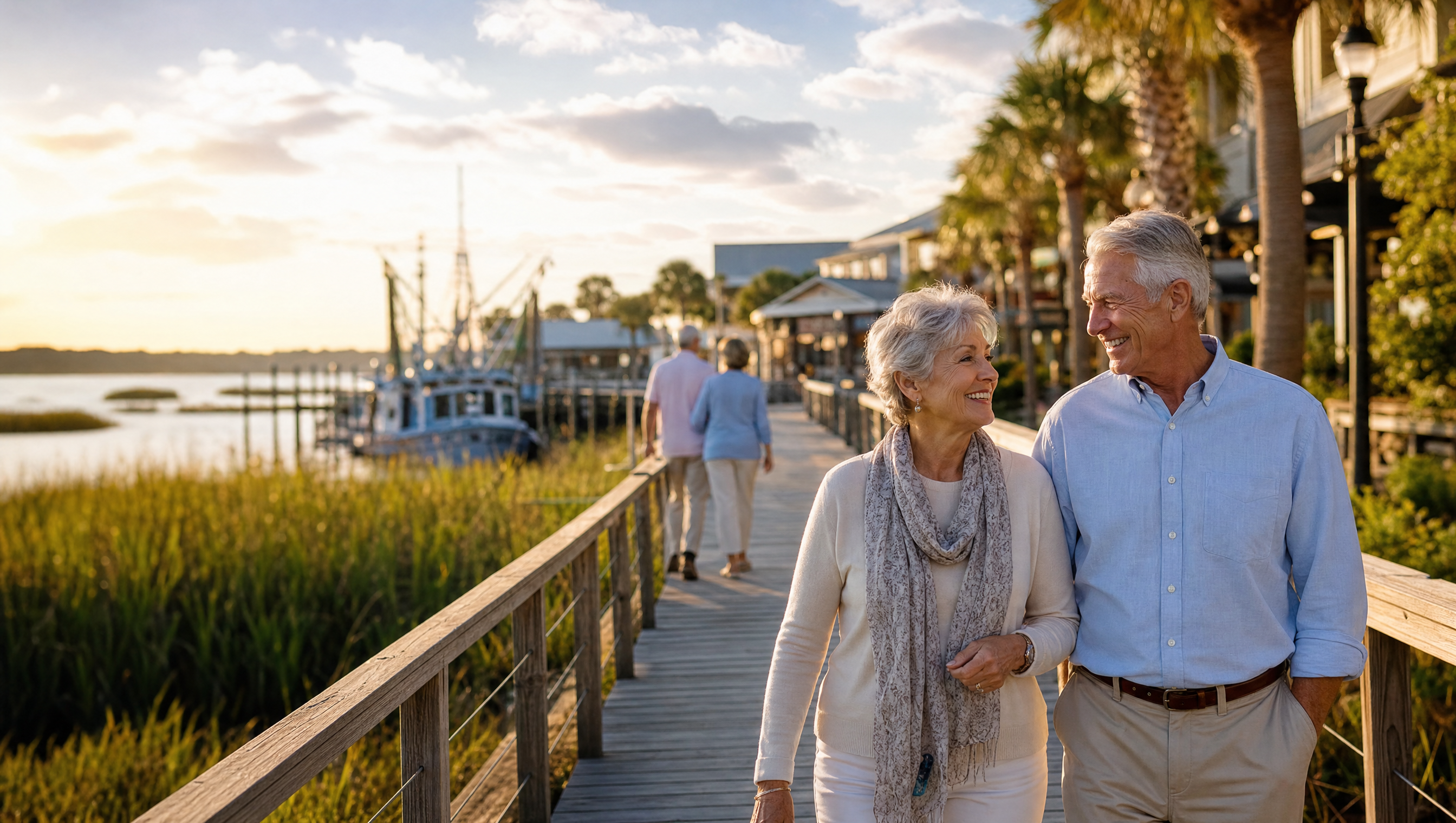 Retirement Lifestyle Near the MarshWalk in Murrells Inlet, SC