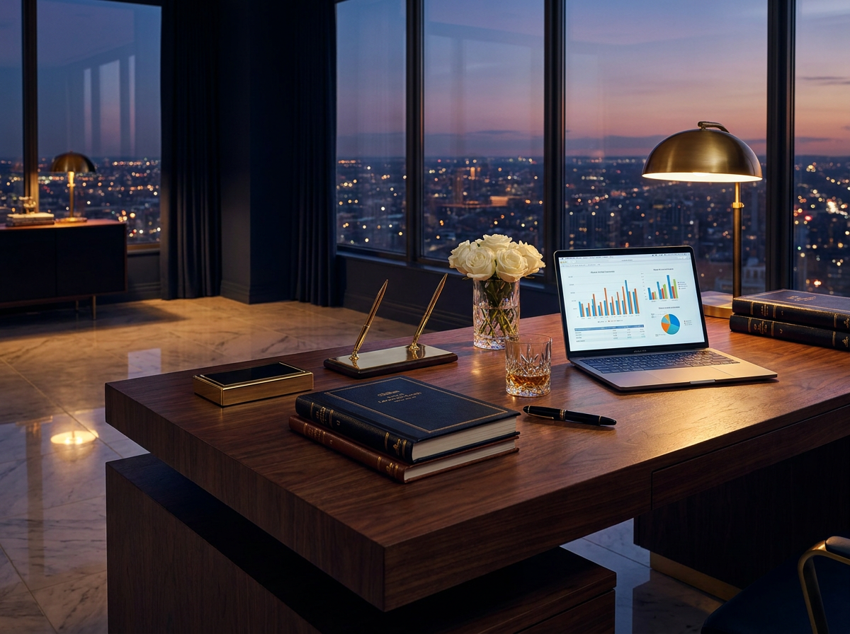 Luxury accountant office