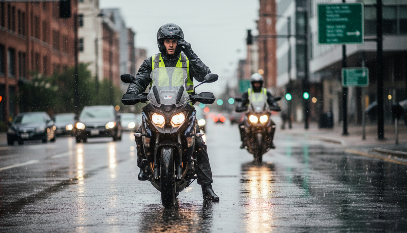 Choosing the Right Approach for Motorbike Riding in the Rain