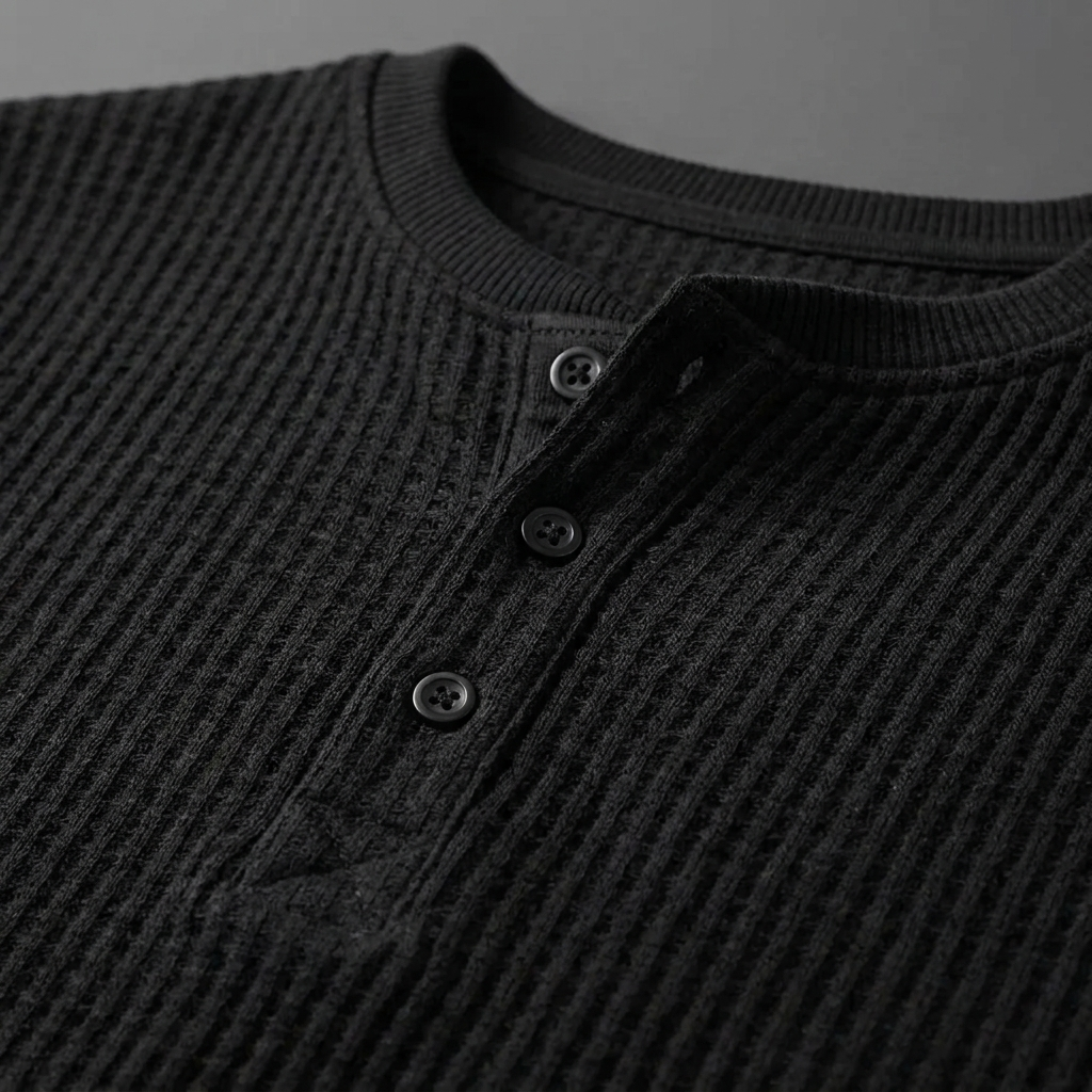 Pietro Milano® Henley de Manga Larga