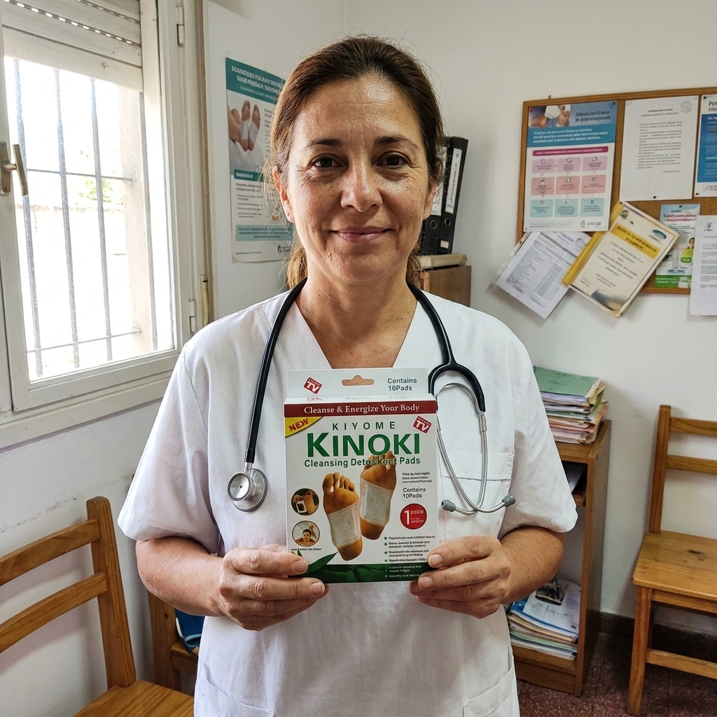 Profesional recomendando Kinoki