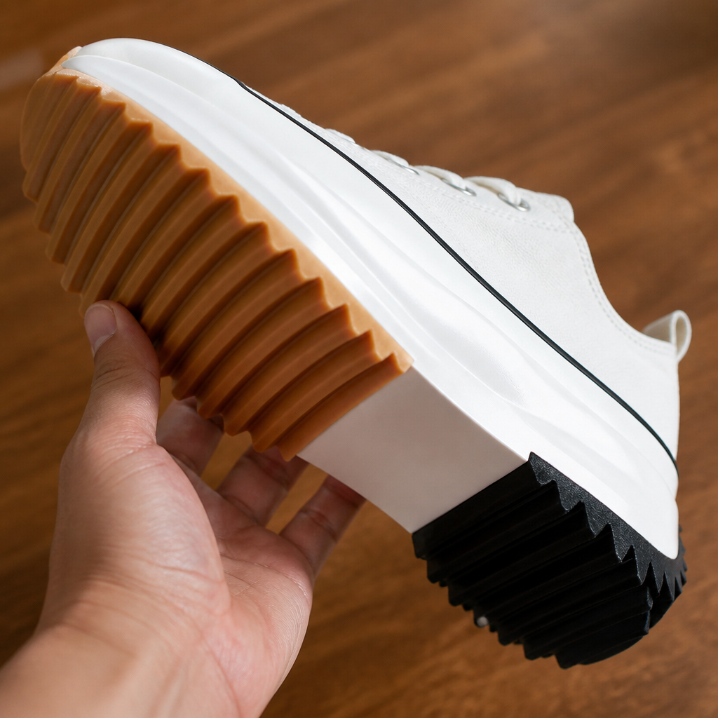 Close up of LUNASTAR sawtooth sole grip