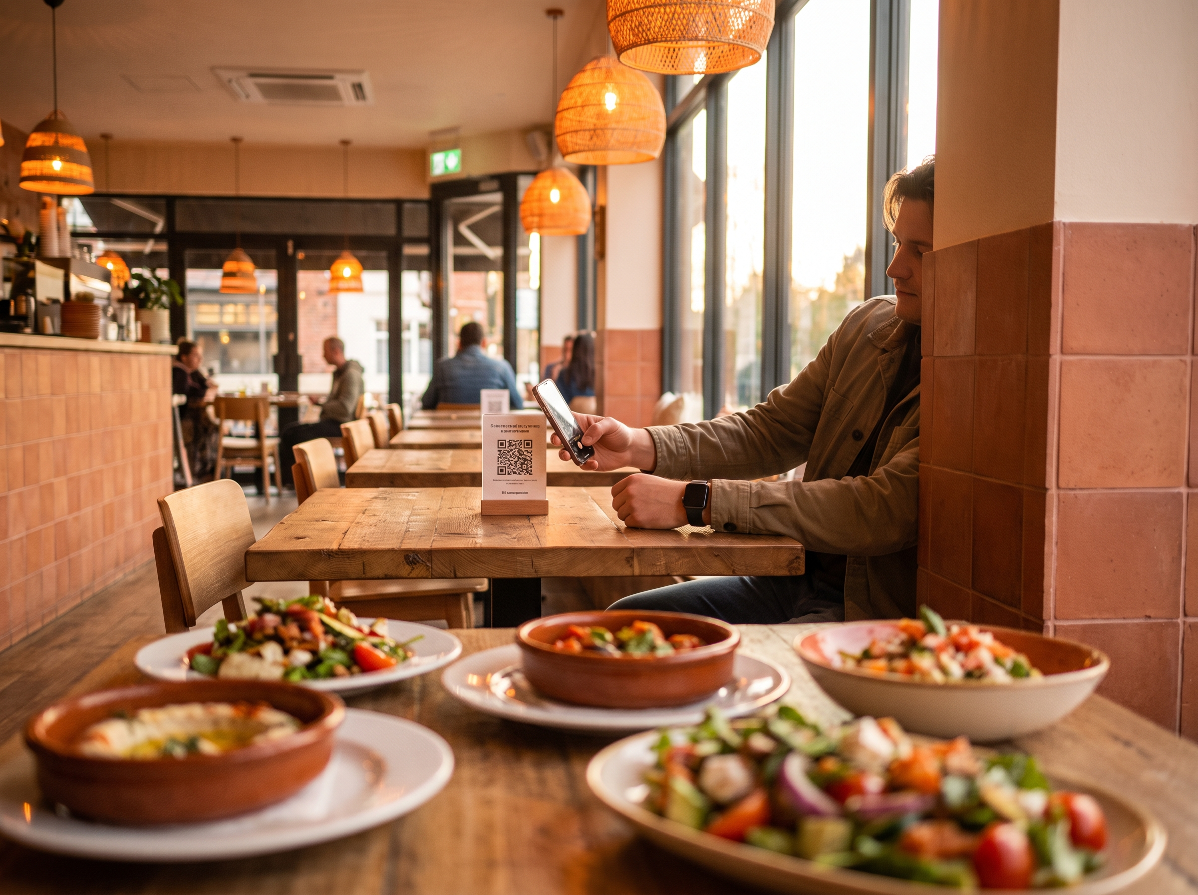 Food & Hospitality business using a custom app