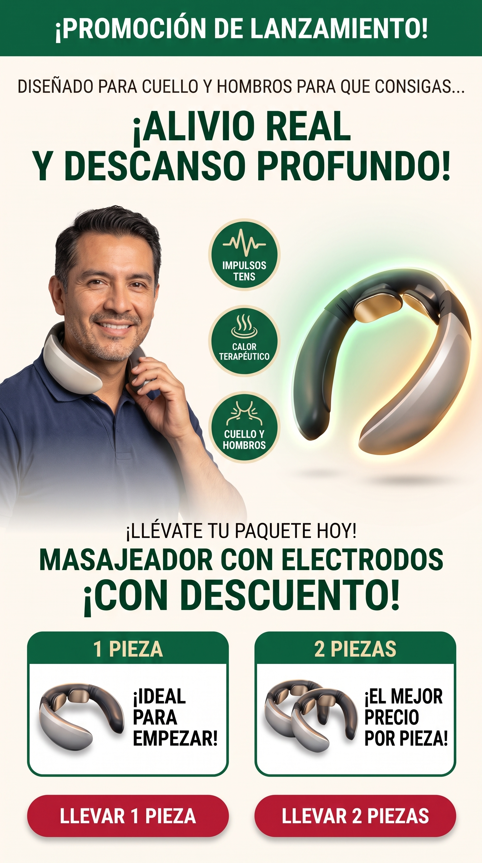 Promocion de lanzamiento - 1 o 2 piezas