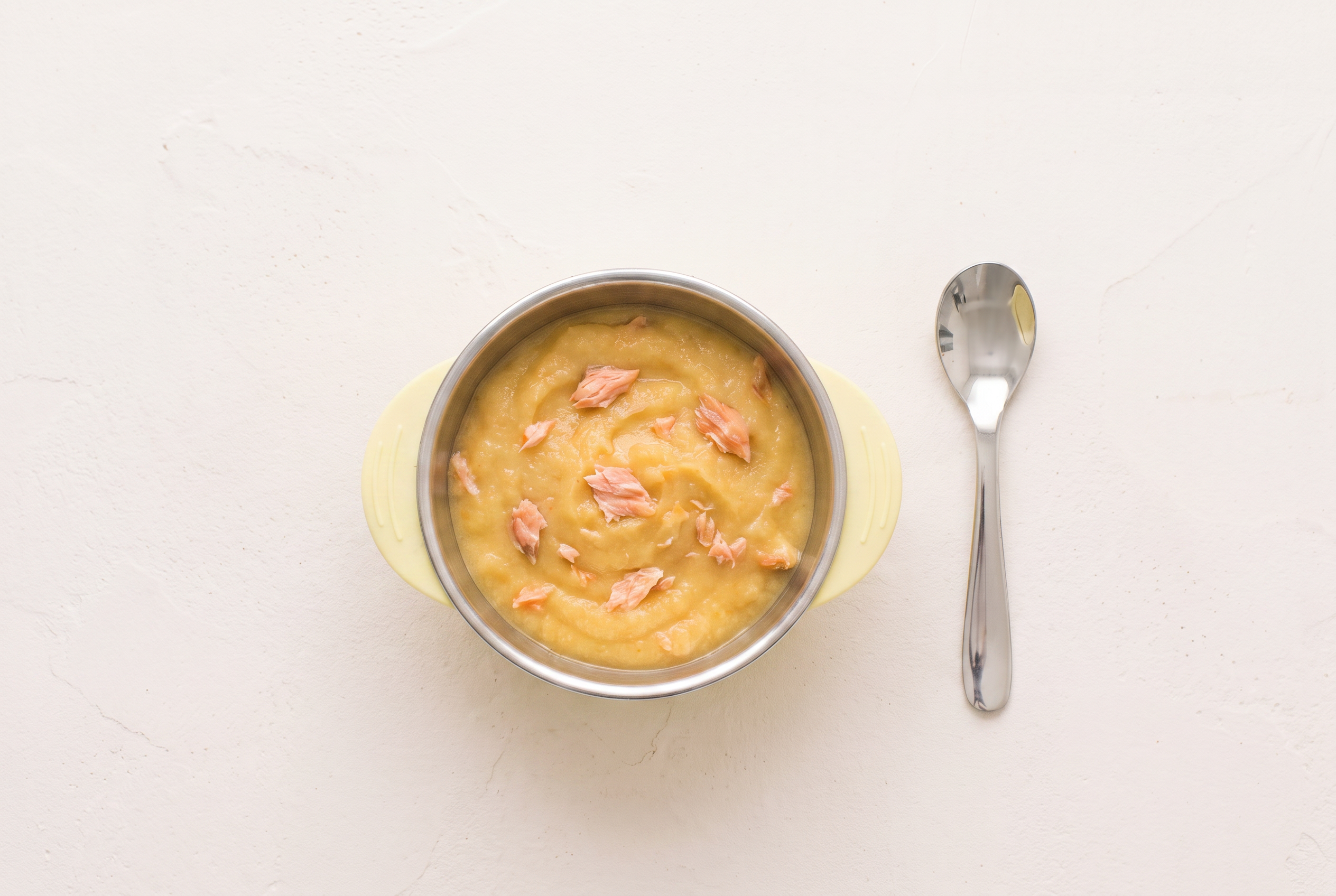Fenchel-Kartoffel-Brei mit Forelle