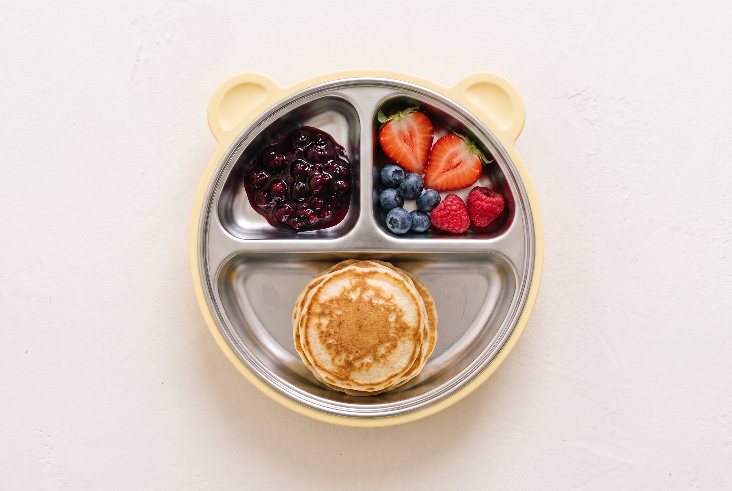American Pancakes mit Obstmus