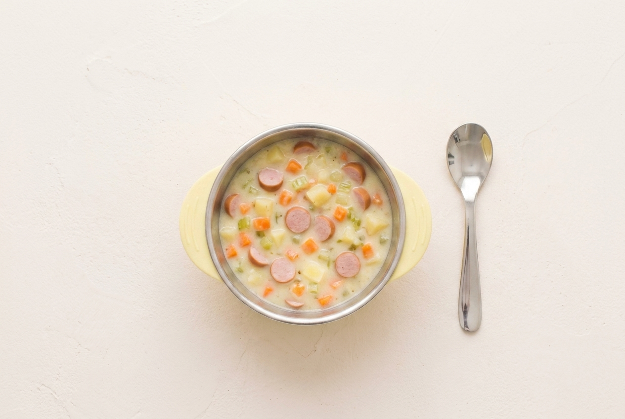 Kartoffelsuppe mit Würstchen