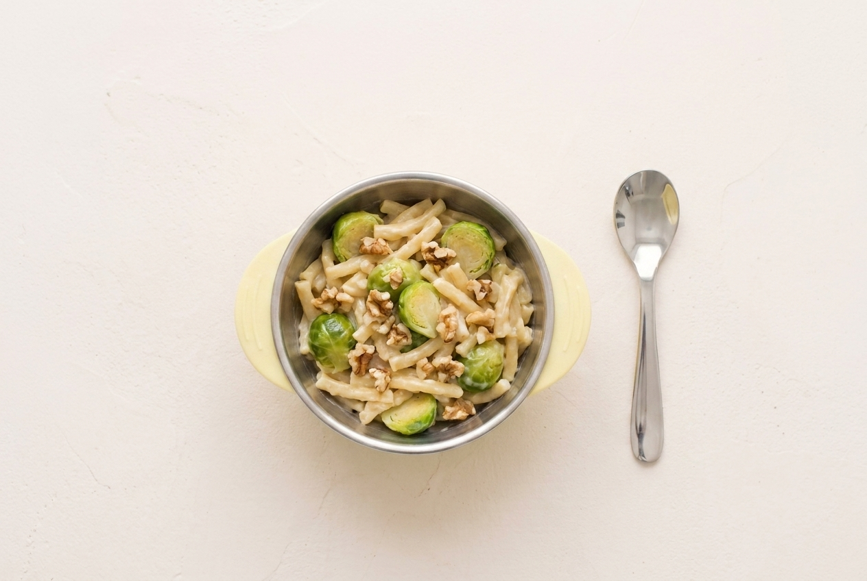 Rosenkohl-Pasta mit Walnüssen