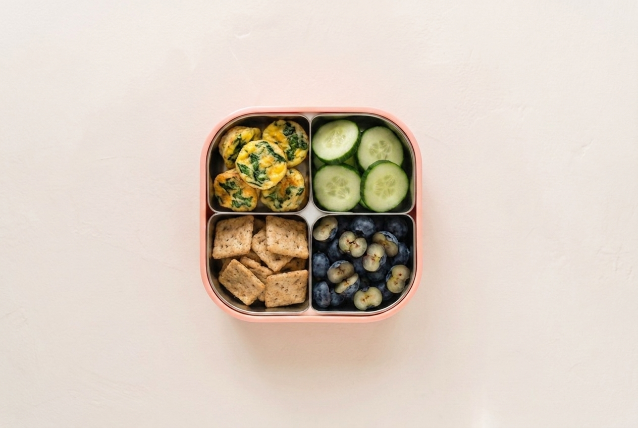 Bunte Ei-Muffins mit Spinat &amp; Mais