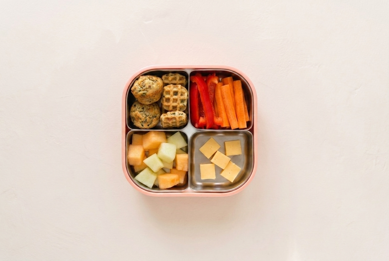Herzhafte Lunchbox-Muffins &amp; Waffeln