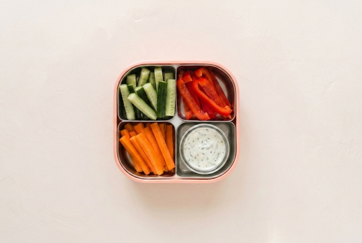 Gemüsesticks mit Joghurt-Kräuter-Dip