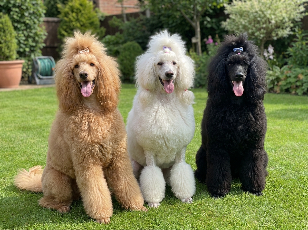 groomed dog