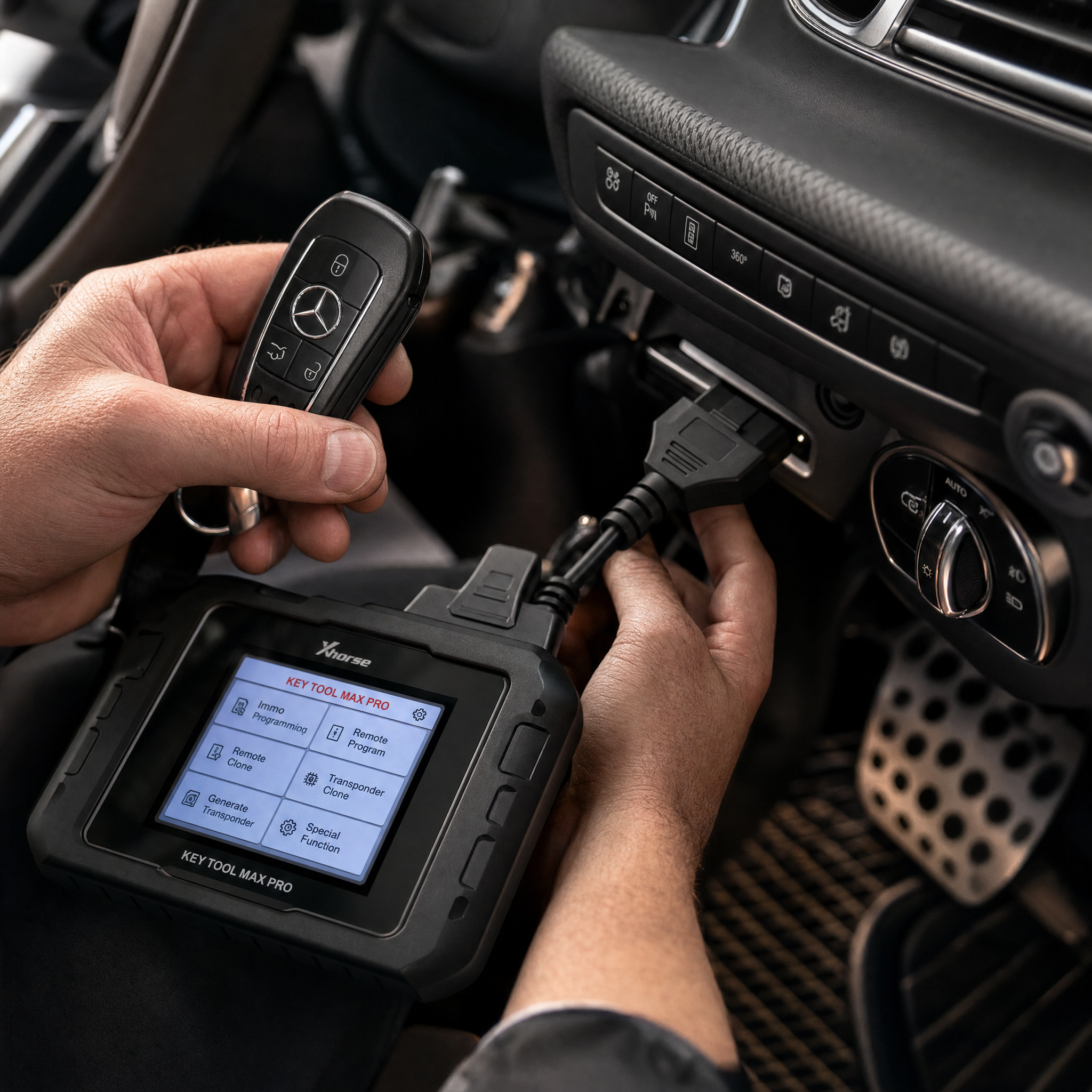 Programación on-site de smart key con herramienta profesional Xhorse