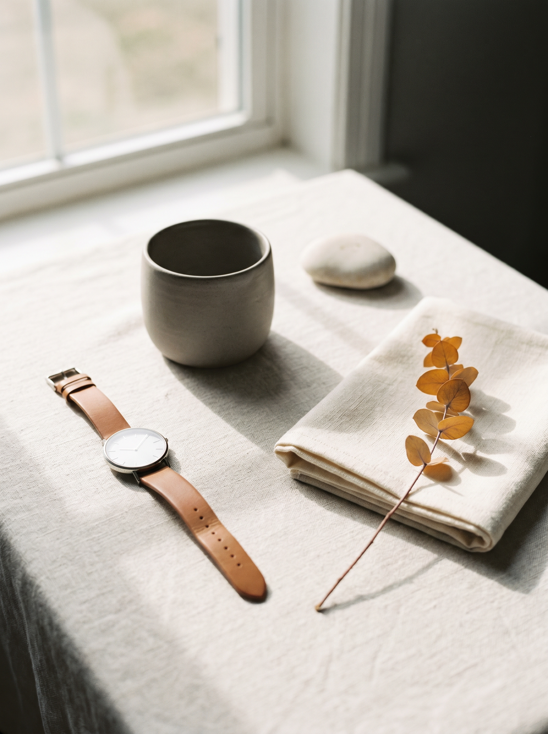 A quiet arrangement of considered objects