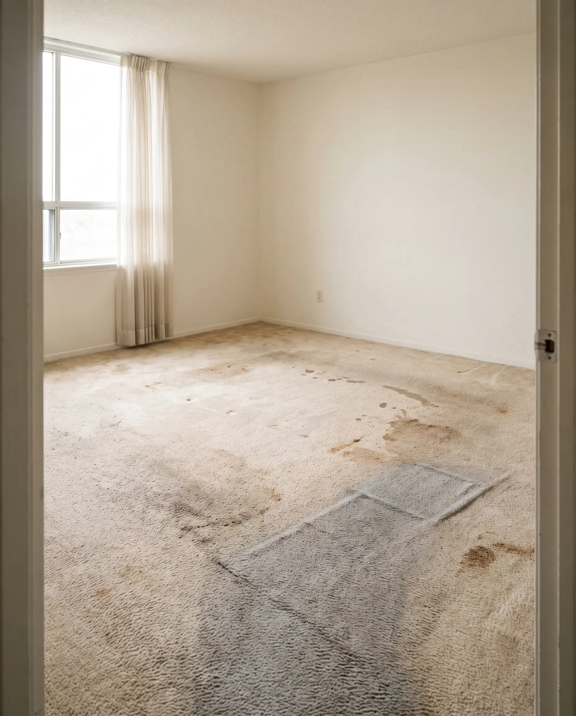 Carpet Cleaning before