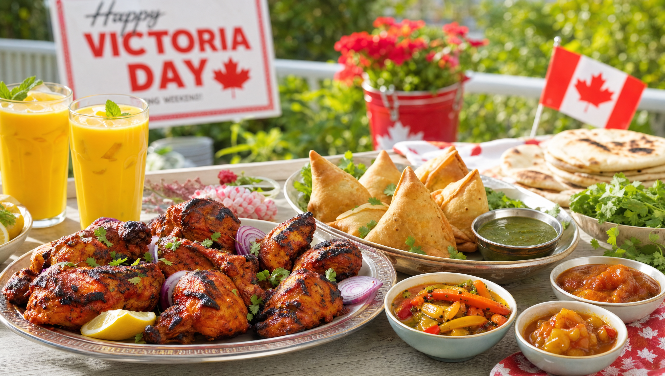 Victoria Day long weekend Indian feast at Baba's Restro-Bar Langley