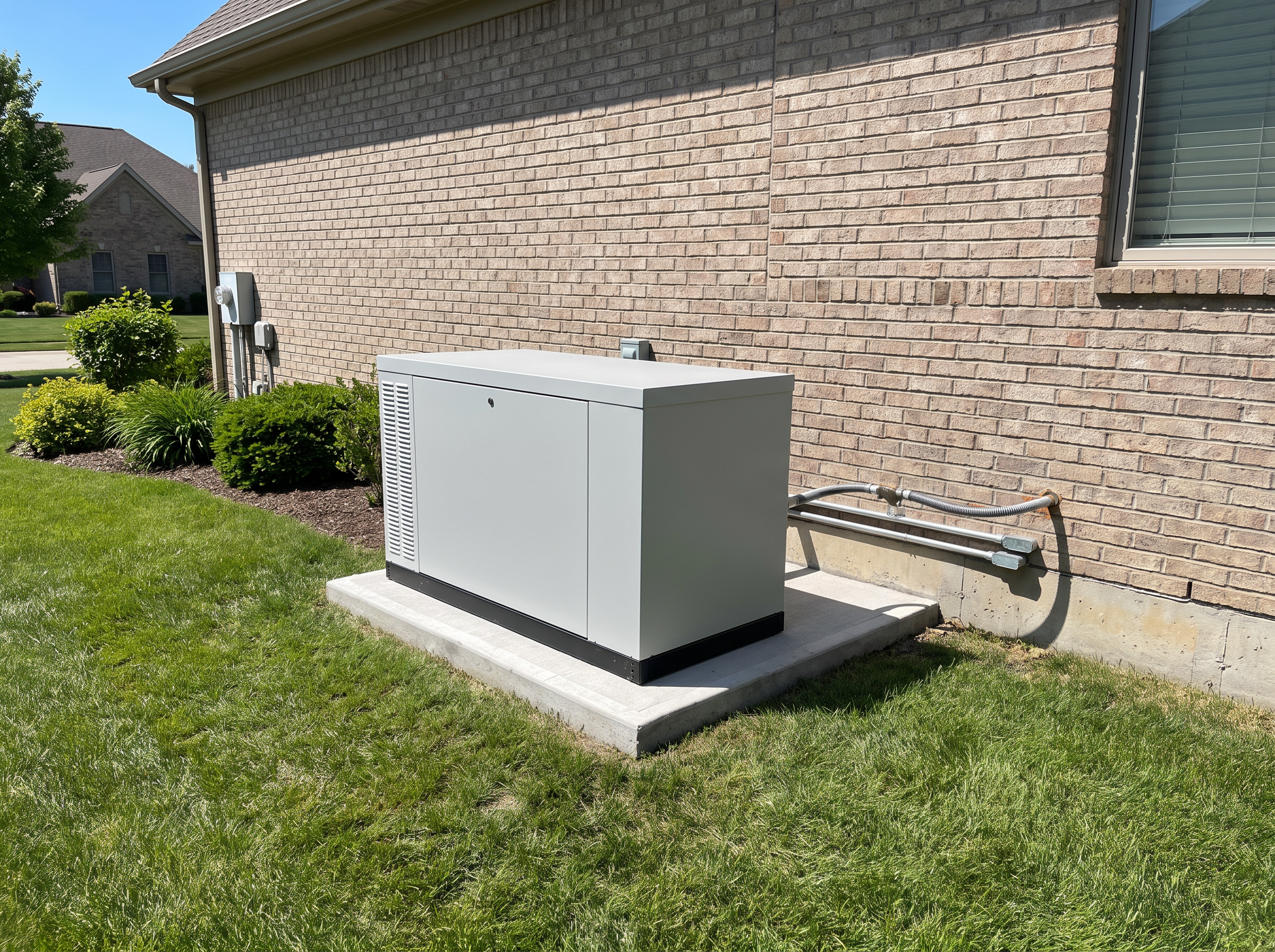 Generac whole-home standby generator installed by Turtle Plumbing in Rockwall, TX