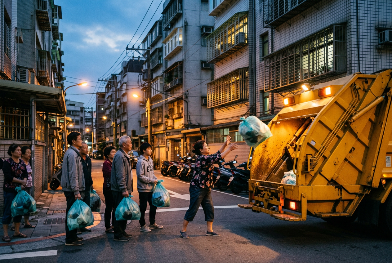 How Taipei's Trash System Actually Works (And Why the Truck Plays Beethoven)