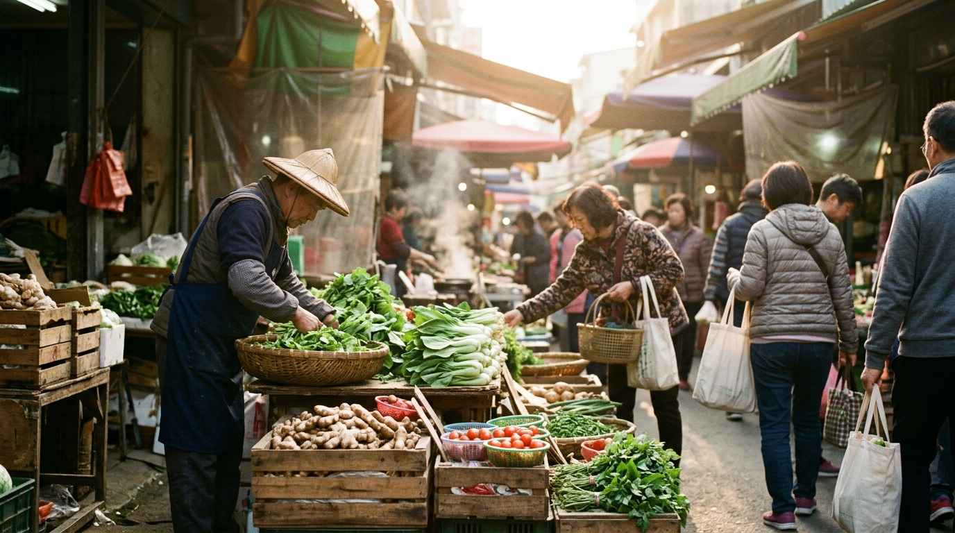 The Morning Market: How Taiwan Shops for Dinner Before the City Wakes