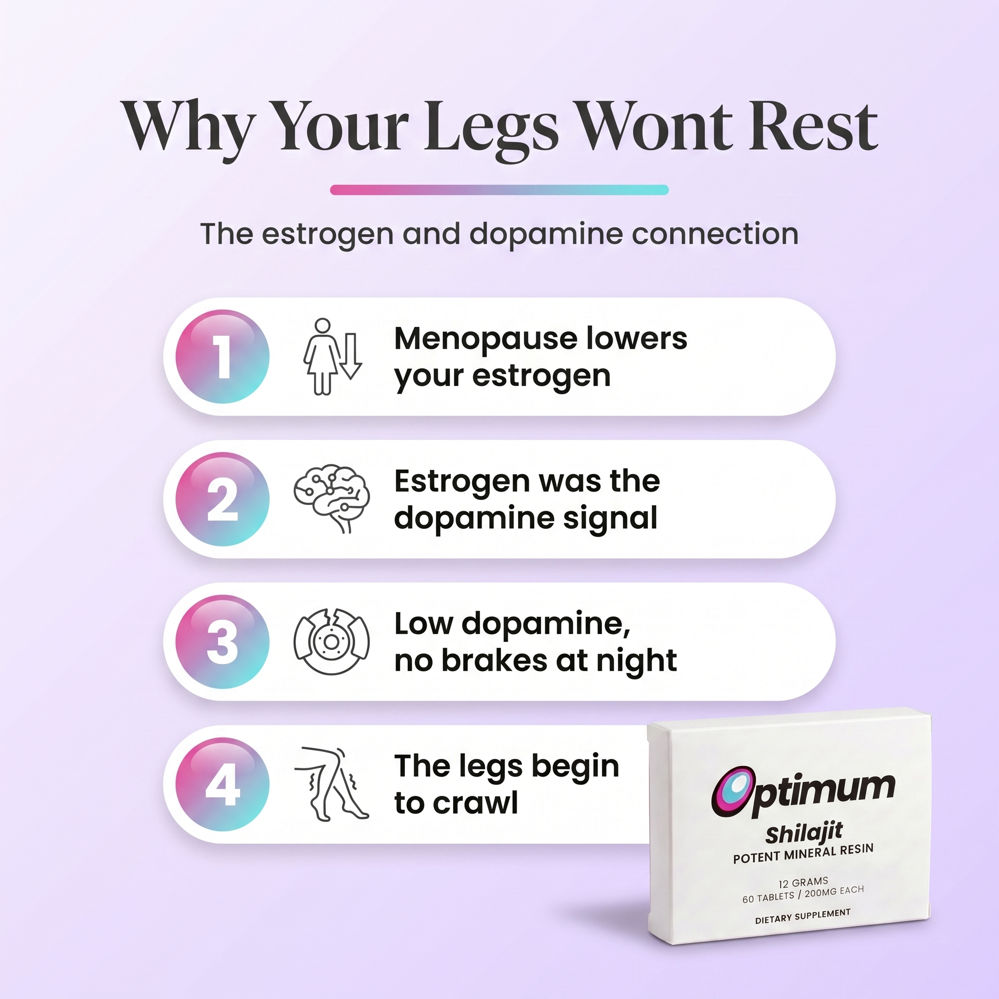 How it works, the estrogen signal that keeps the legs quiet at night