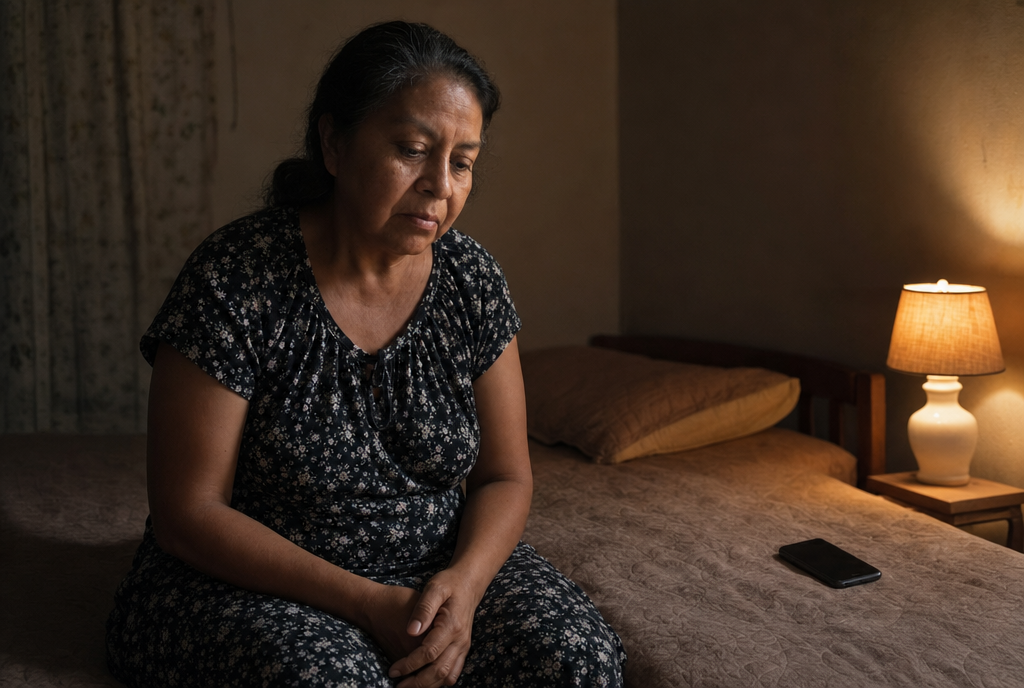 La autora hace ocho meses, antes de encontrar respuesta
