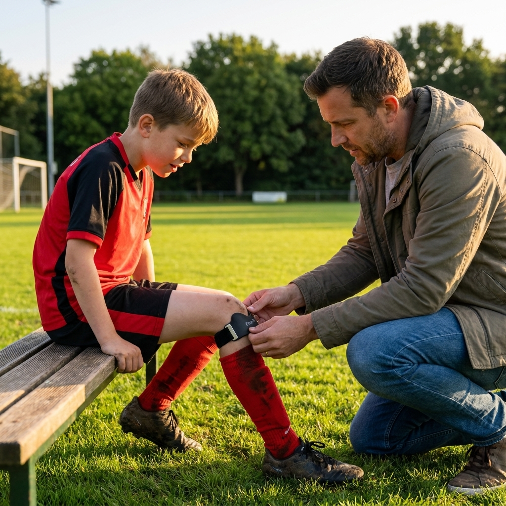 FootFix Kniegurt anlegen