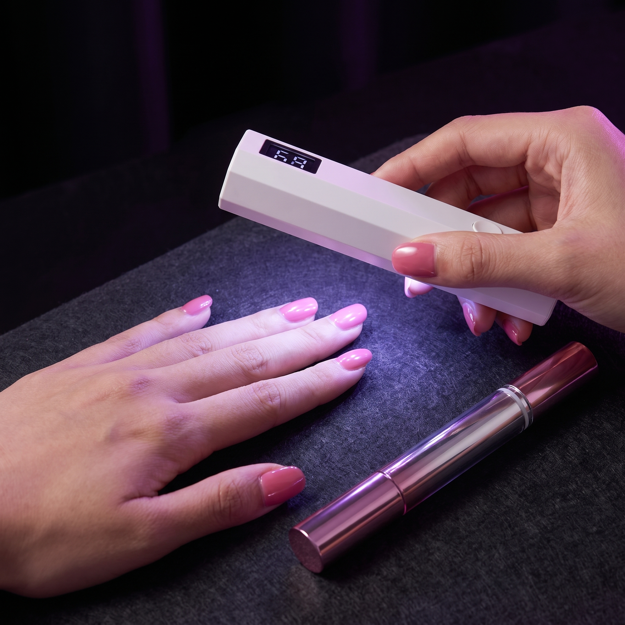 Aushärten mit der Mini-UV-Lampe