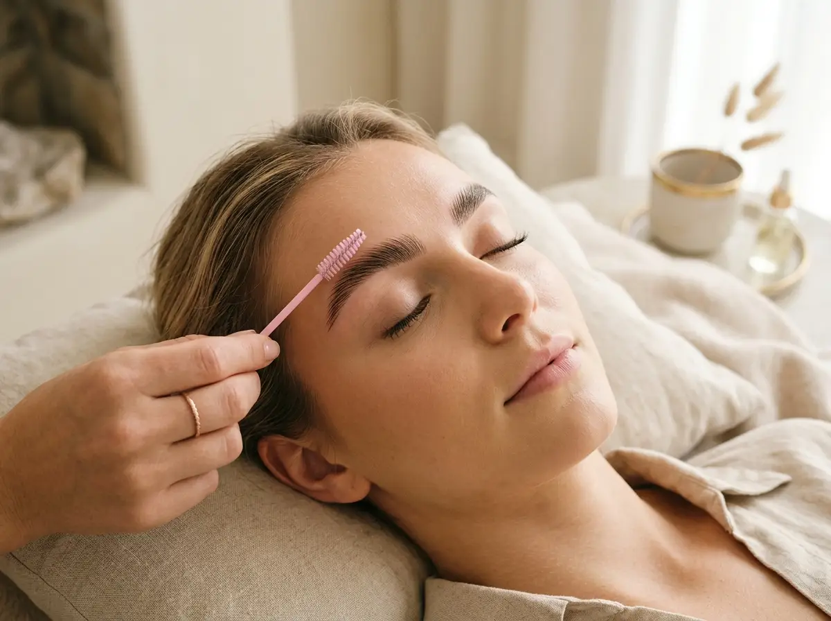 Lash- und Browlifting – Augenbrauen werden geformt
