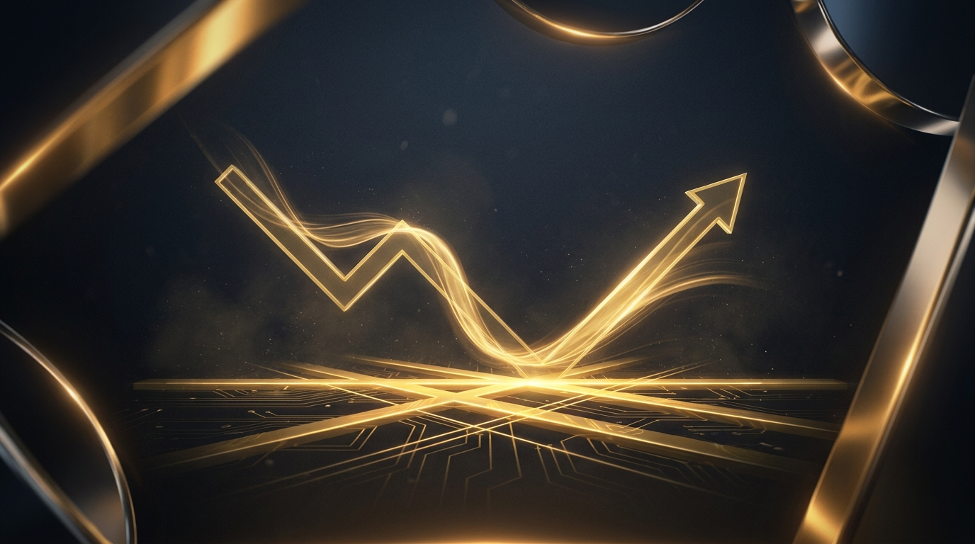 Pullback entry with price retracing to golden support level