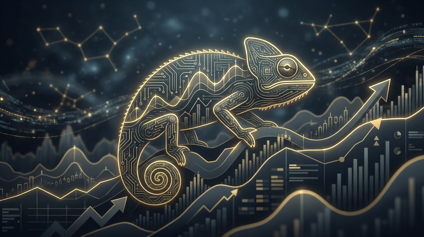 Adapting trading style with chameleon overlaid on market regime shifts