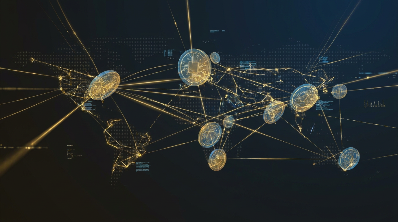 Cryptocurrency trading with digital blockchain tokens and networks