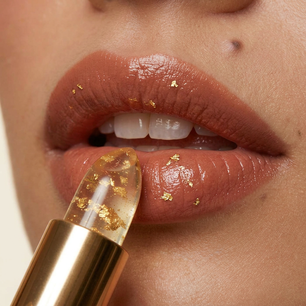 Gros plan labios con Vellutina
