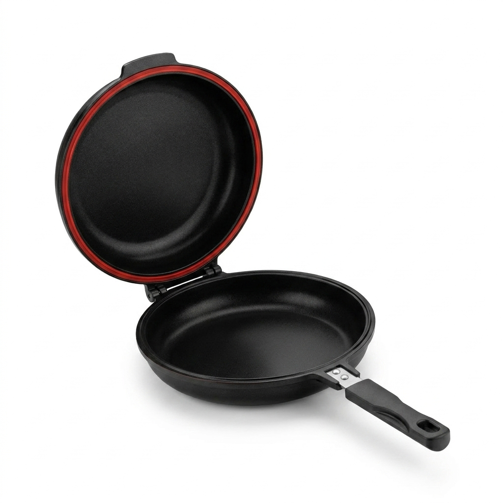 DuploChef Pro frigideira dupla aberta