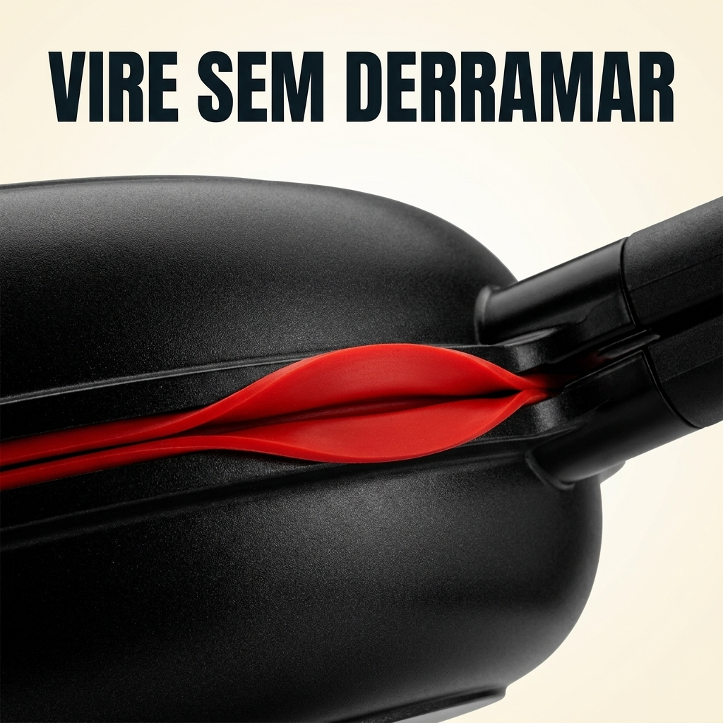 Sistema de vedação hermética vermelha do DuploChef Pro