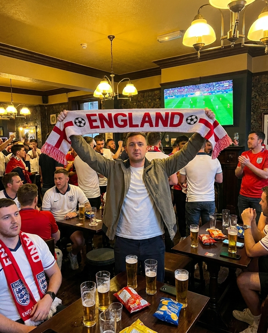 England fans pub