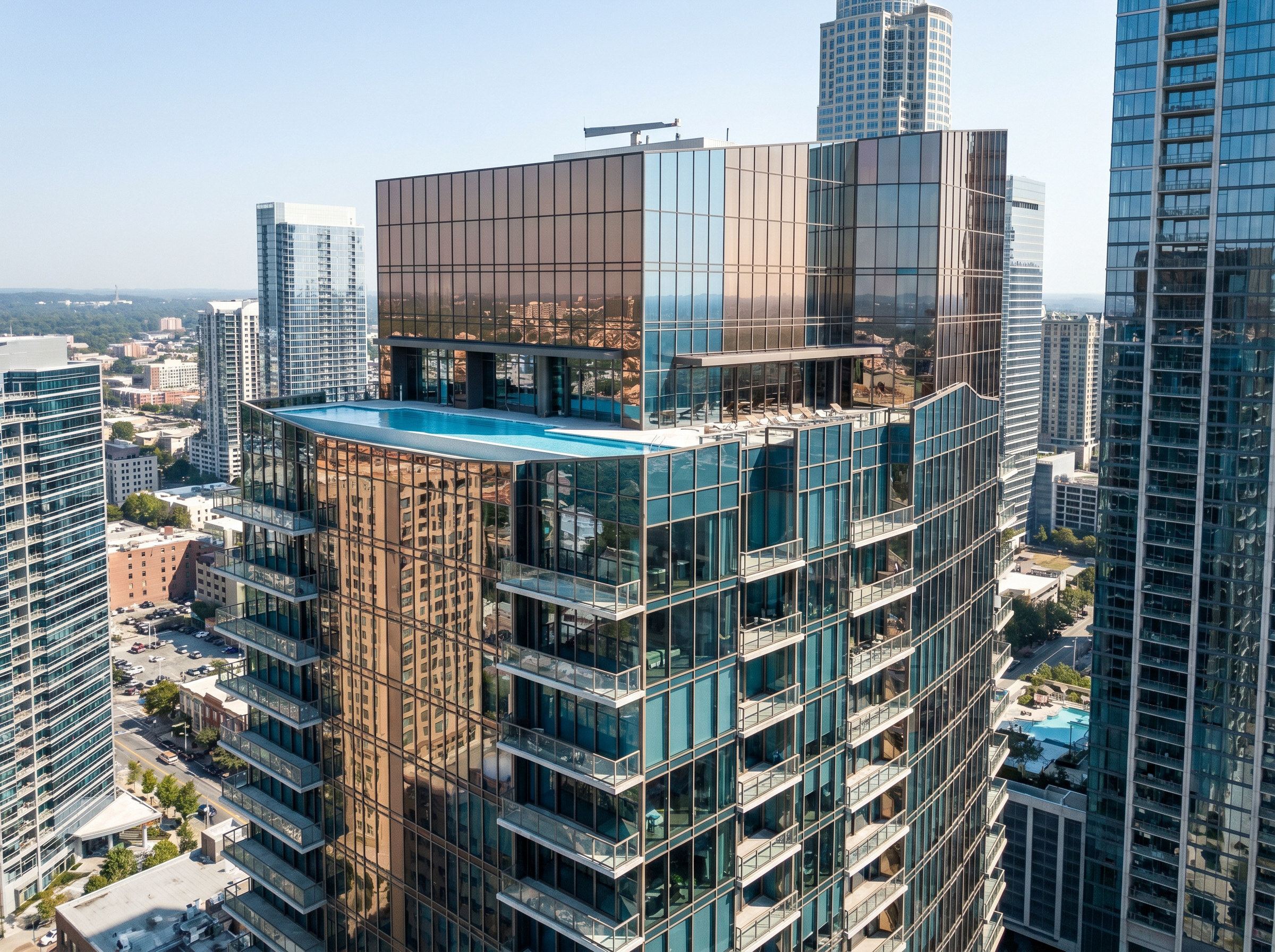 Luxury high-rise condominium