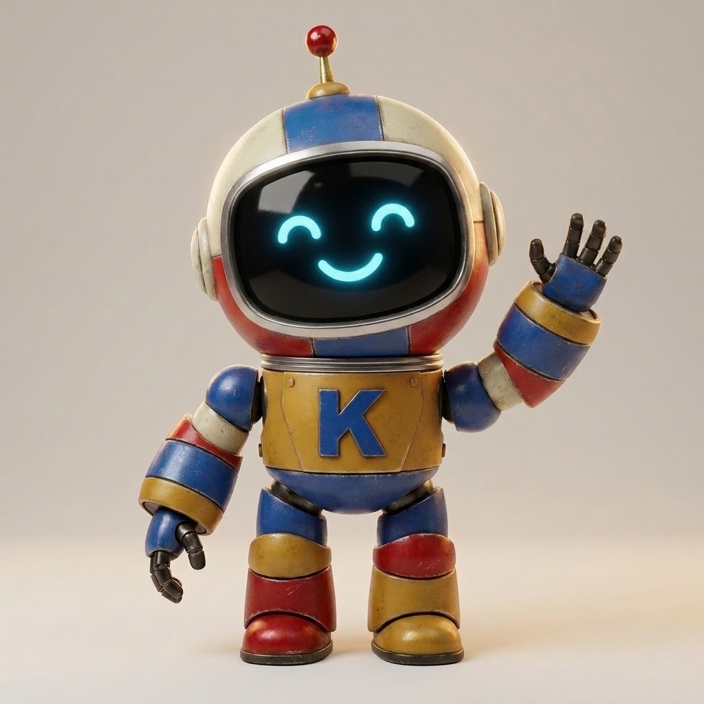 Kivik mascot waving