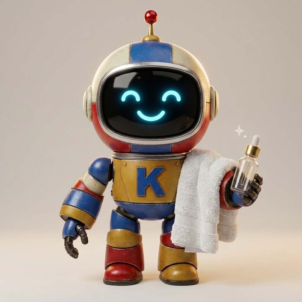 Kivik mascot at a med spa