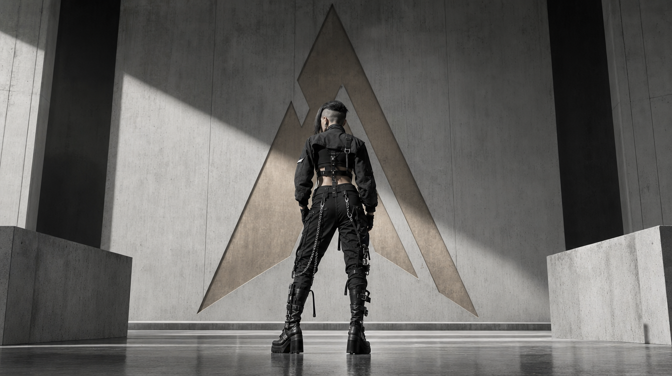 Edgerunners-inspired tough-girl techwear punk look - ATLAS 1