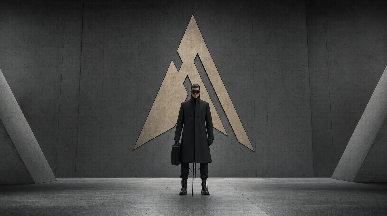 Matrix-inspired long coat and sunglasses cyberpunk look - ATLAS 1
