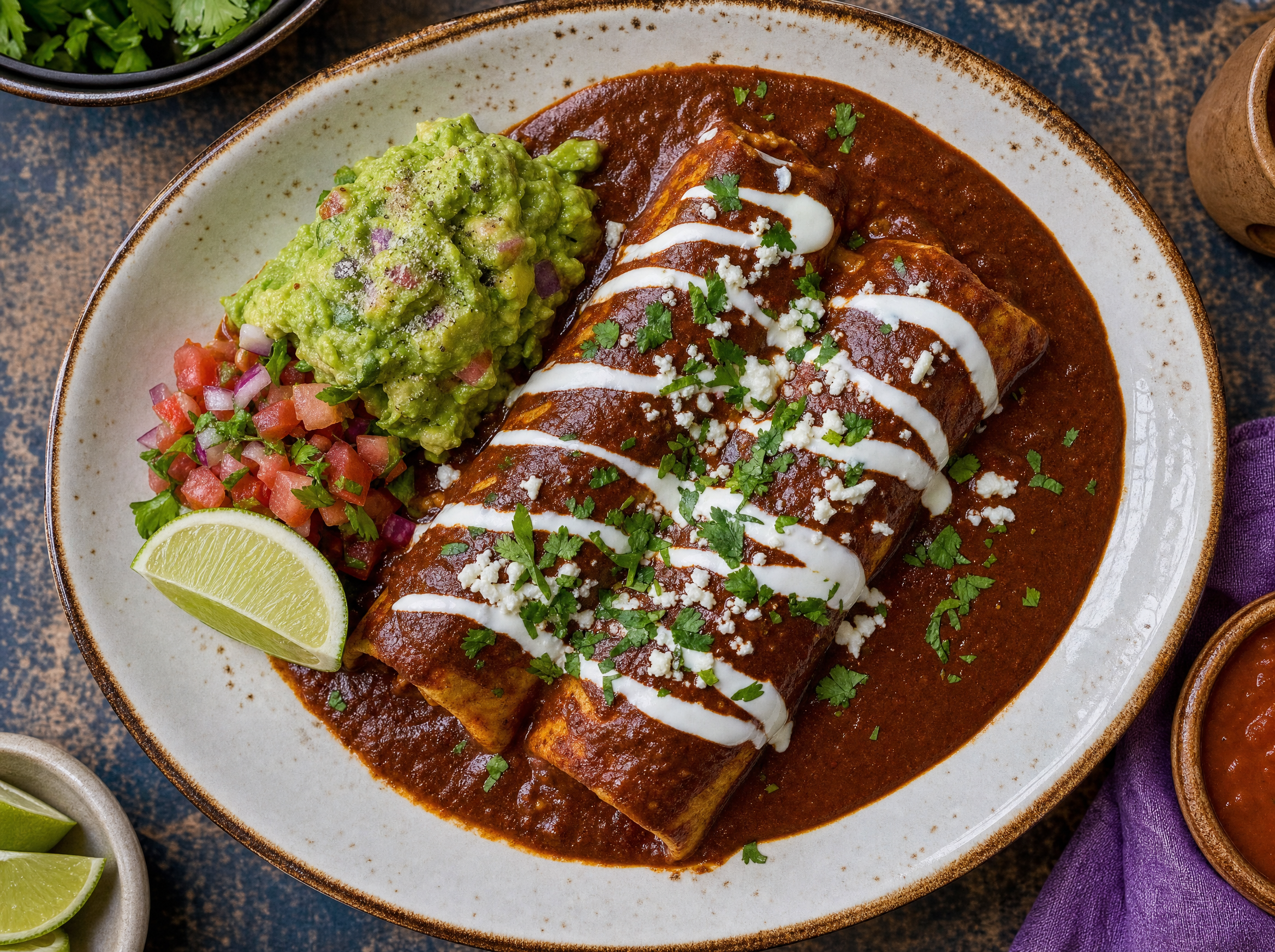 Tex-Mex enchiladas