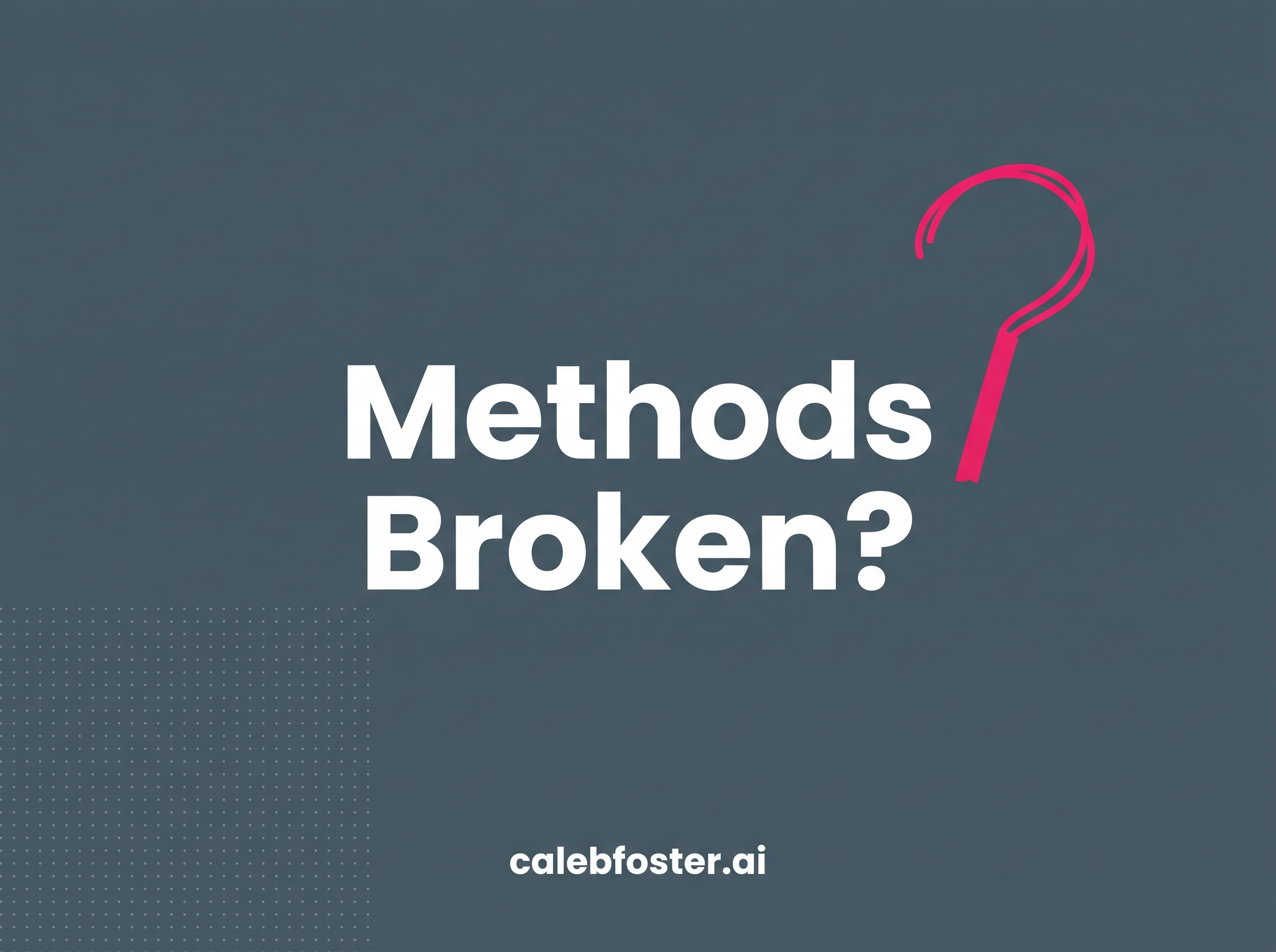 Why Most Instructional Design Methods Are Broken