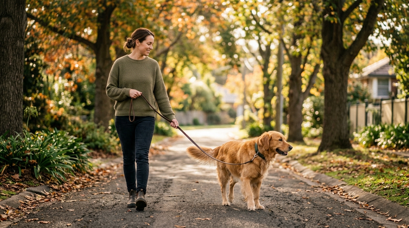 reactive dog calm walking — The Toe Beans Co dog training Sydney
