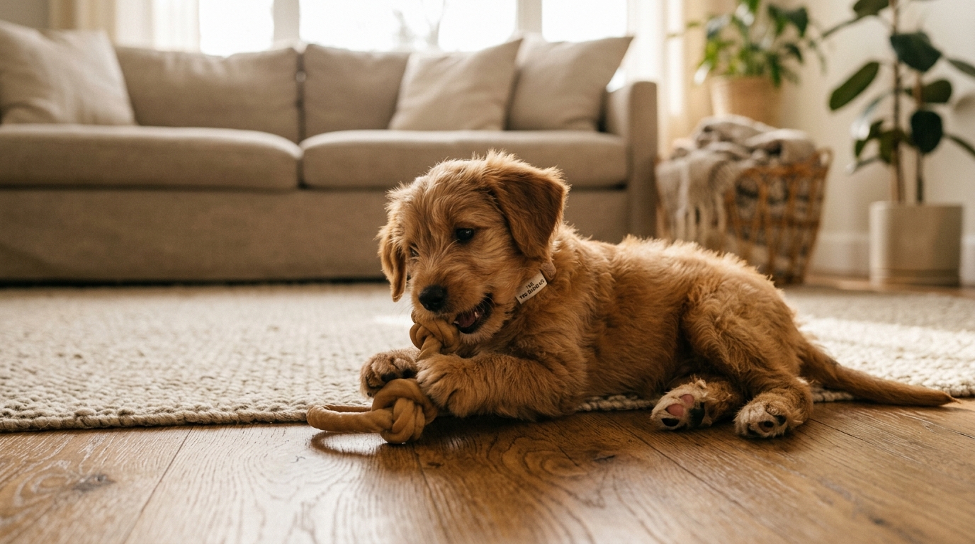 puppy heel nipping training — The Toe Beans Co dog training Sydney