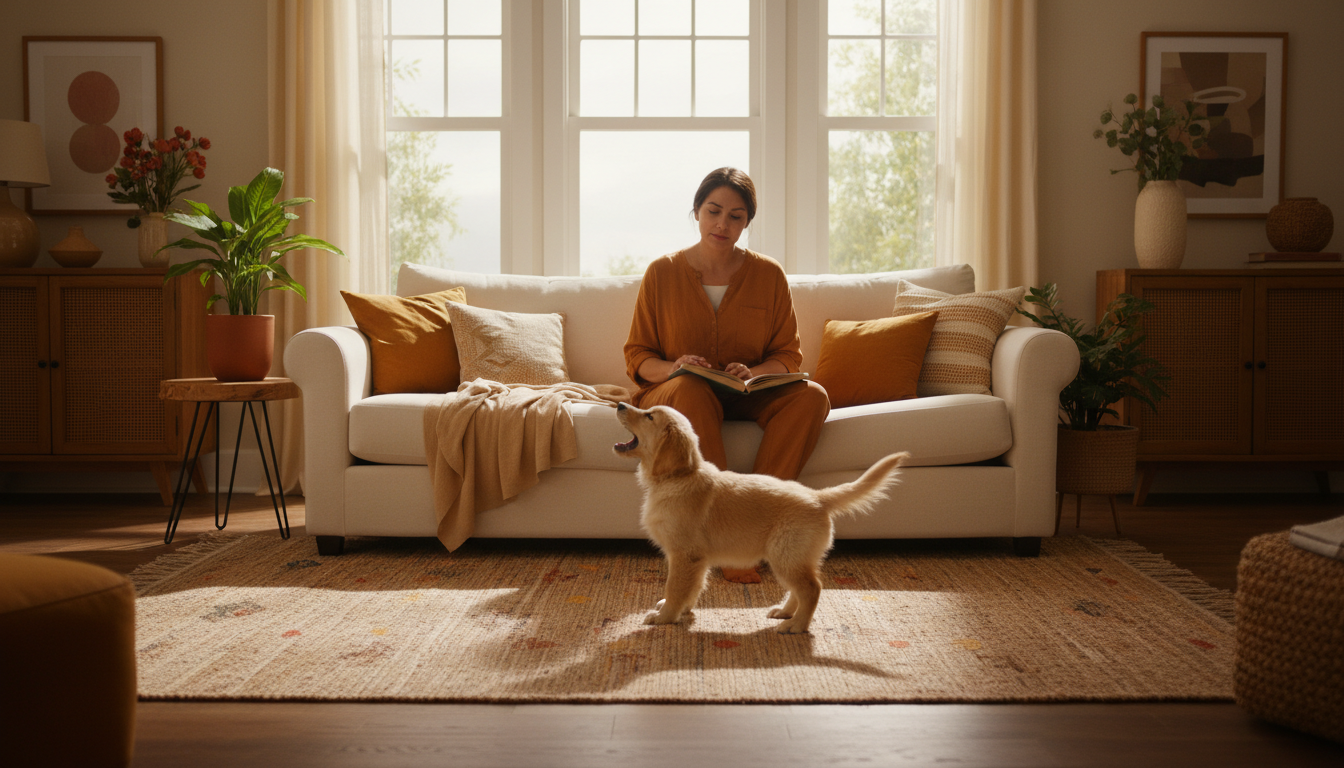 demand barking puppy — The Toe Beans Co dog training Sydney