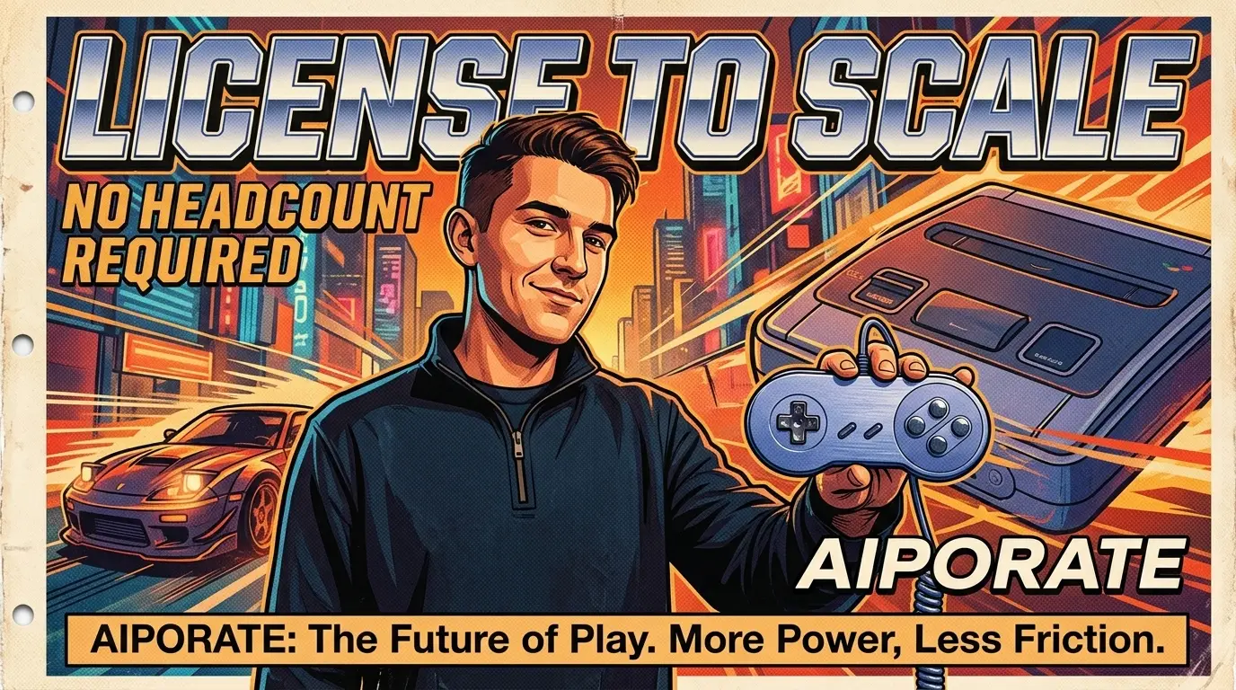 Aiporate · License to scale. No headcount required.