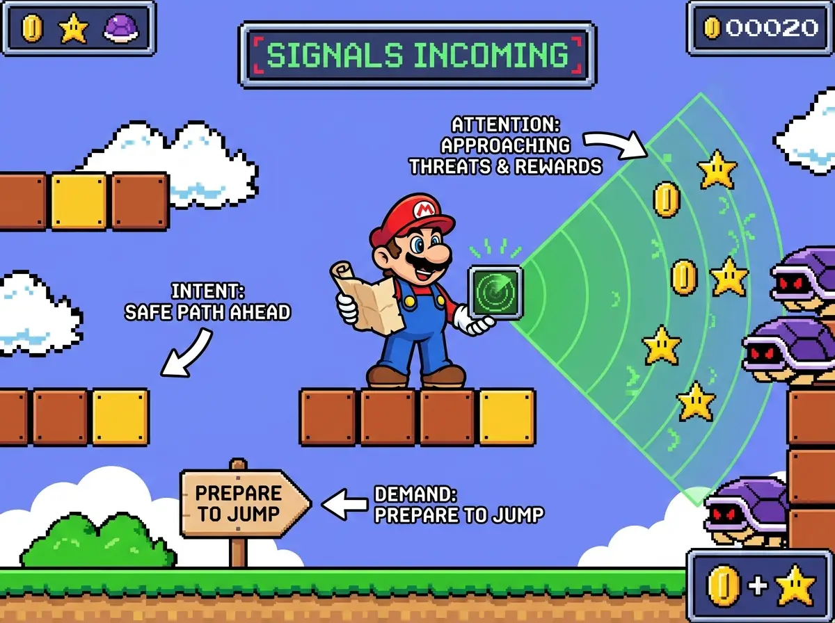 THE SHIFT · Signals show what's about to happen.