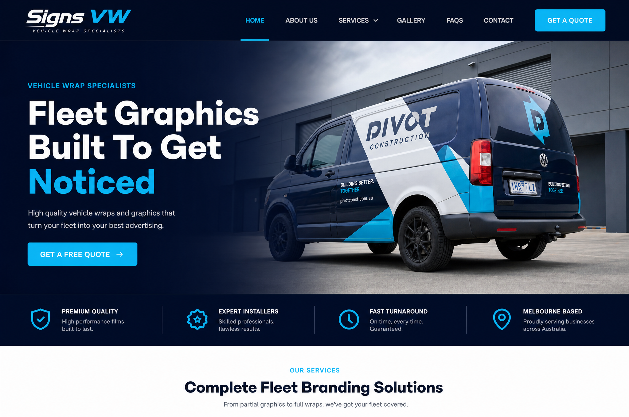 Website design
