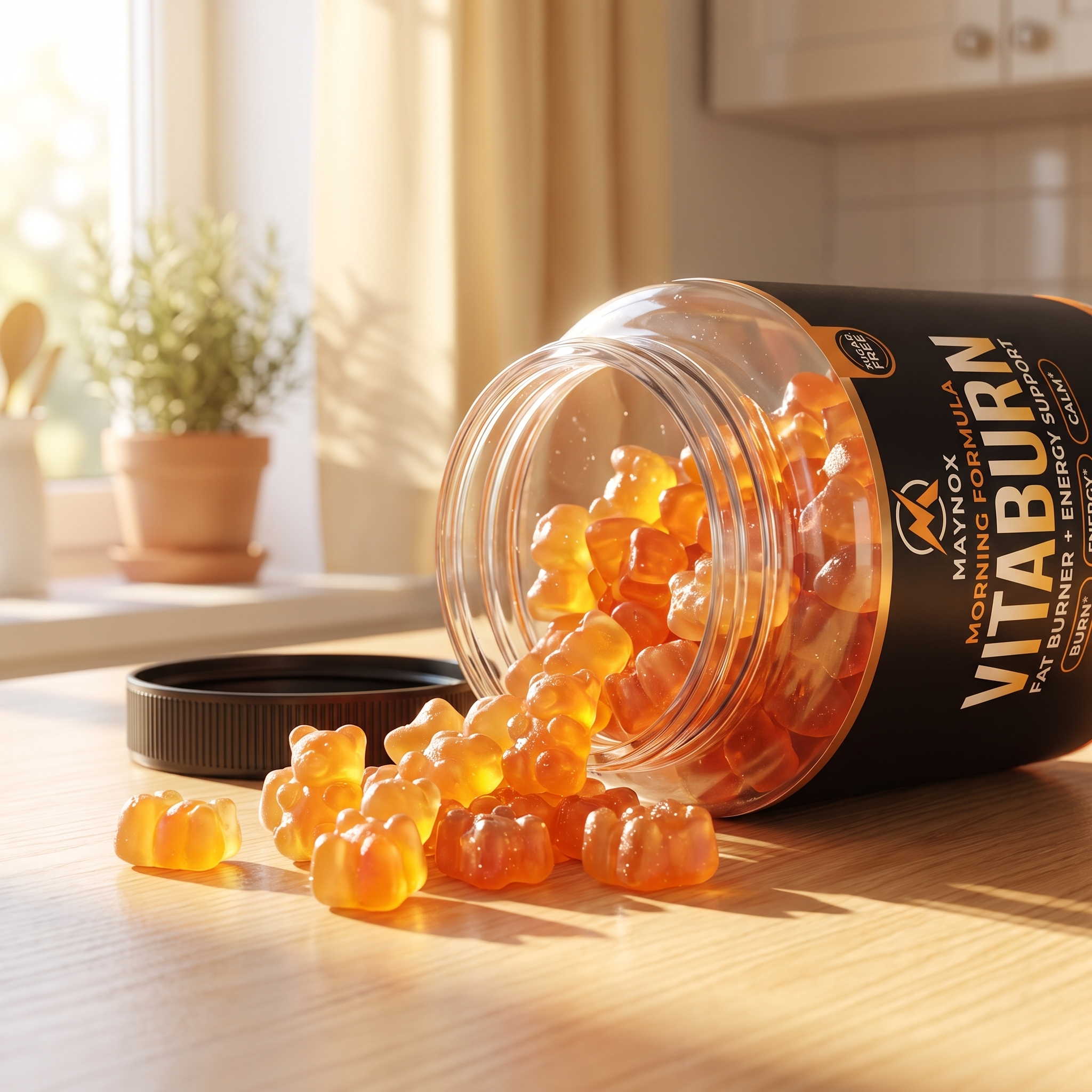 Orange VitaBurn gummies