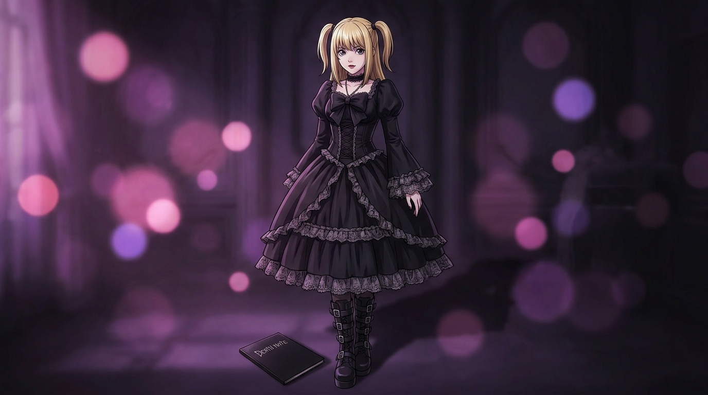 Misa Amane Death Note personnage lolita gothique